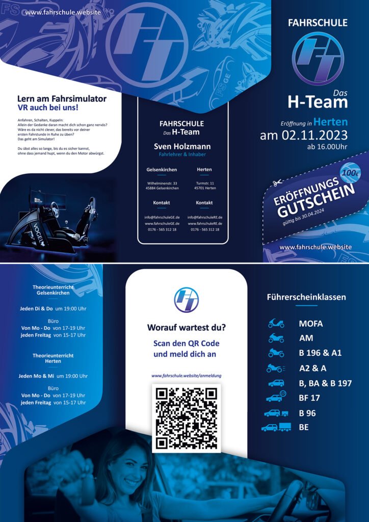 Fahrschule - Das H-Team Flyer